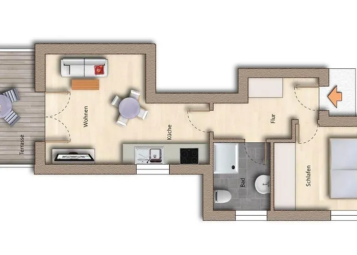 Brise Ilse App 01 Heringsdorf (Usedom)